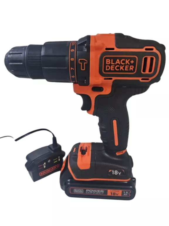 WKRĘTARKA AKUMULATOROWA BLACK+DECKER BDCHD18 18V