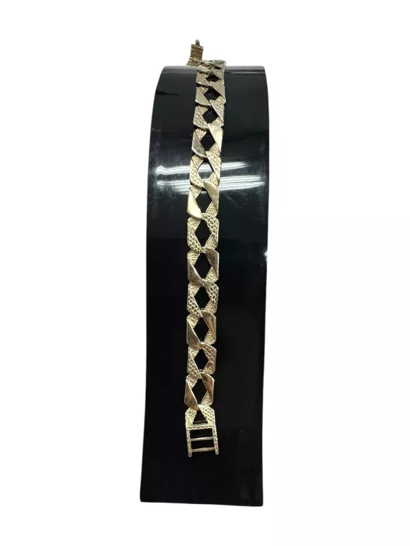 MĘSKA ZŁOTA BRANSOLETKA 333 15,5G 32 CM