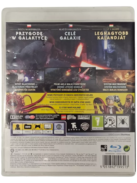 GRA PS3 LEGO STAR WARS GWIEZDNE WOJNY PRZEBUDZENIE MOCY
