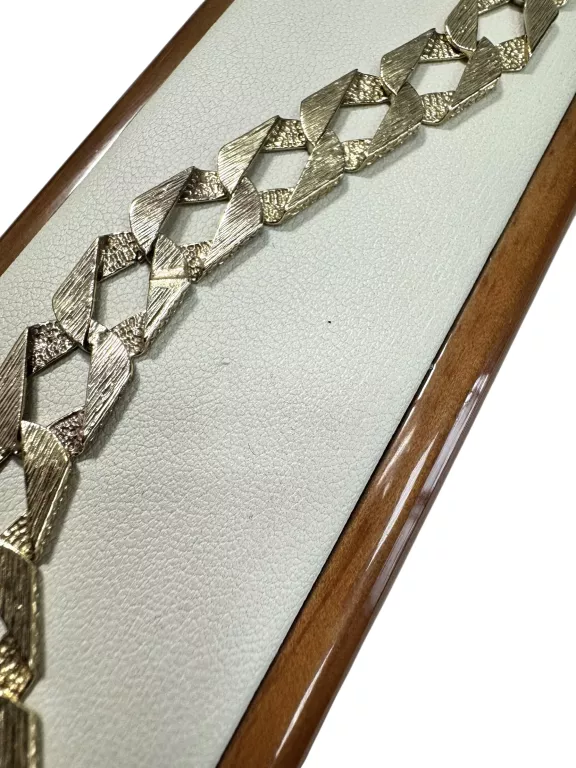 MĘSKA ZŁOTA BRANSOLETKA 333 15,5G 32 CM
