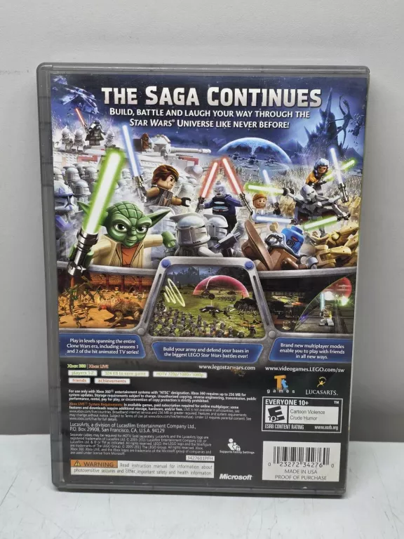 GRA XBOX 360 LEGO STAR WARS III