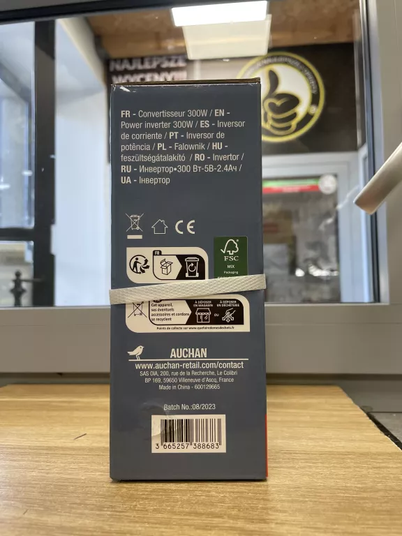 PRZETWORNICA NAPIĘCIA FALOWNIK SIECIOWY 300W AUCHAN