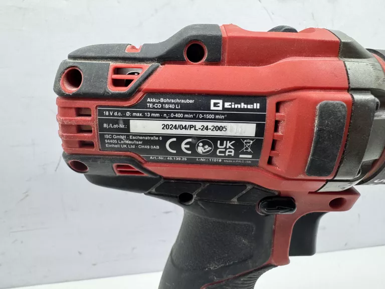 WKRĘTARKA EINHELL TE CD 18/40 ZESTAW