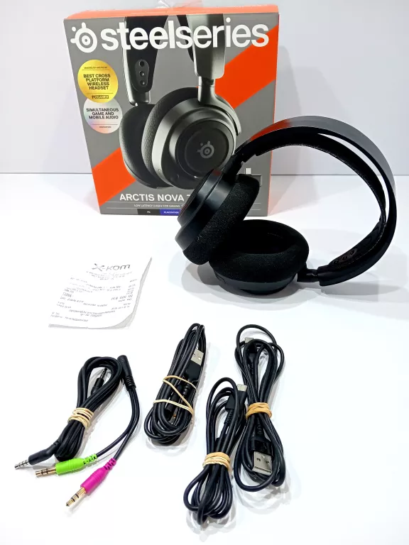 SŁUCHAWKI STEELSERIES ARCTIS NOVA 7 NAUSZNE + PUDEŁKO + PA RA GO N 28.08.2