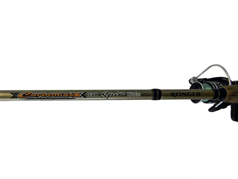 WĘDKA KONGER CARBOMAXX TEAM SPIN 270/30 + MISTRAL RUFFO FD20 + POKROWIEC