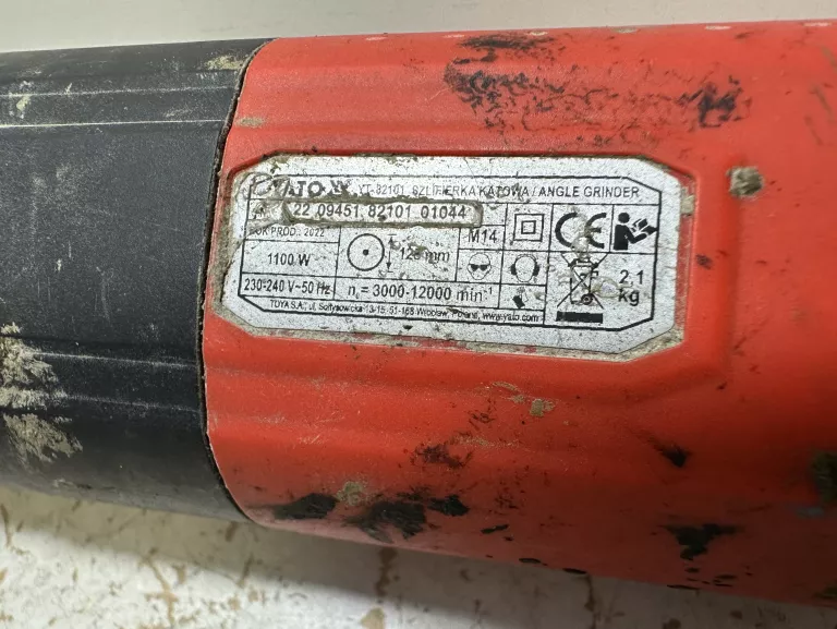 SZLIFIERKA YATO YT-82101 Z REGULACJĄ 1100W