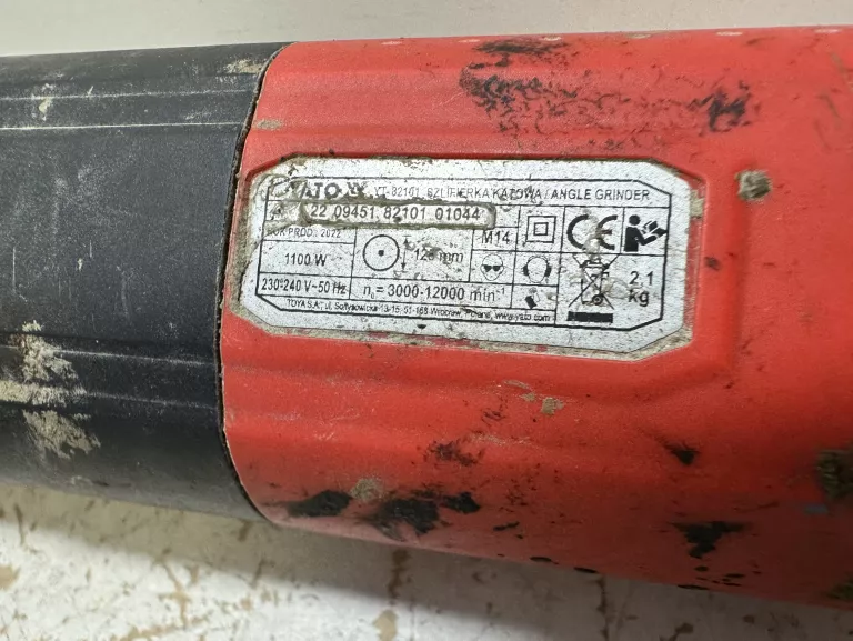 SZLIFIERKA YATO YT-82101 Z REGULACJĄ 1100W