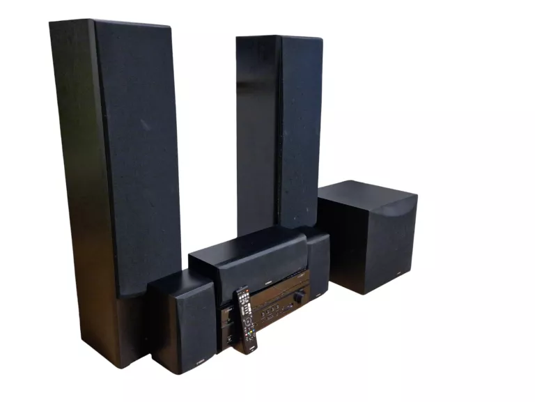 ZESTAW KINA DOMOWEGO YAMAHA RX-V483 + GŁOŚNIKI YAMAHA NS-51 BLUETOOTH 5.1