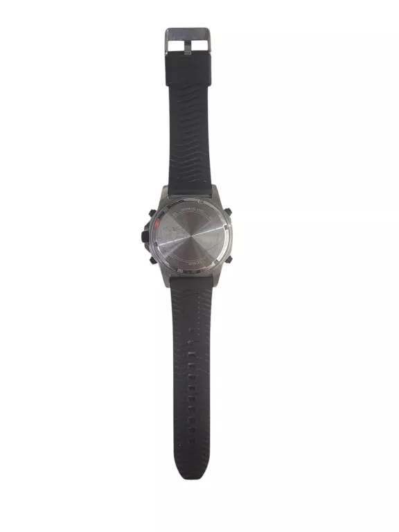 ZEGAREK BULOVA MARINE STAR BLACK LEATHER BAND WATCH 98C119