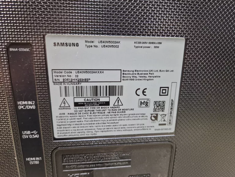 TELEWIZOR LED SAMSUNG UE40M5002 40" + PILOT
