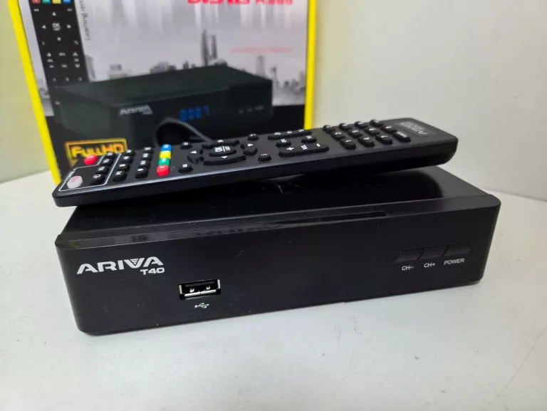 DEKODER FERGUSON ARIVA T40 DVB-T2 LAN USB HEVC TUNER TELEWIZJI NAZIEMNEJ