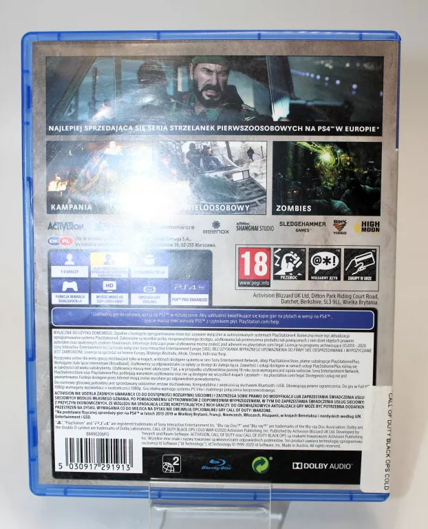 GRA NA KONSOLĘ PS4 CALL OF DUTY BLACK OPS COLD WAR