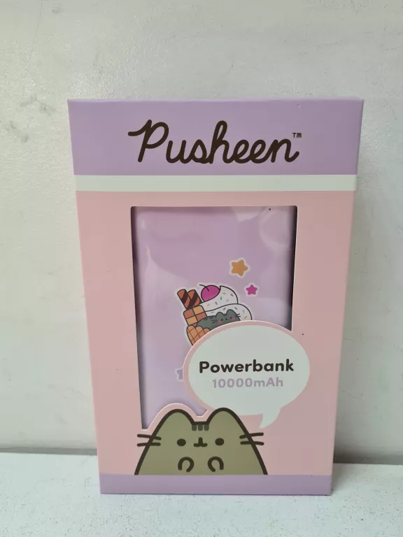 POWERBANK PUSHEEN 10000MAH FIOLETOWY
