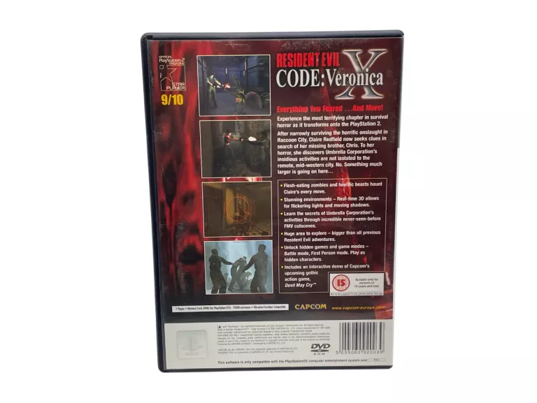 GRA RESIDENT EVIL: CODE VERONICA X SONY PLAYSTATION 2