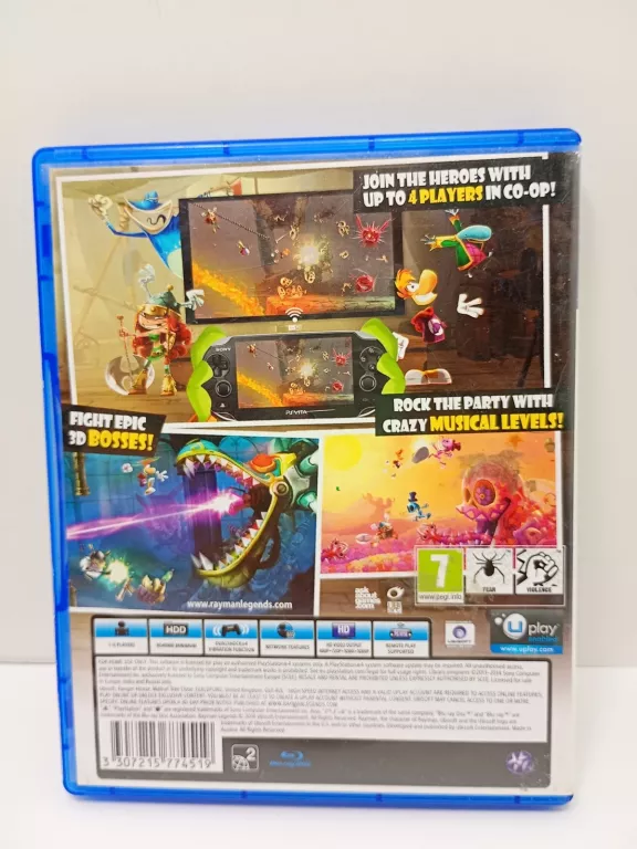 RAYMAN LEGENDS - DUBBING PL - GRA PS4 / PS5 - PŁYTA BLU-RAY