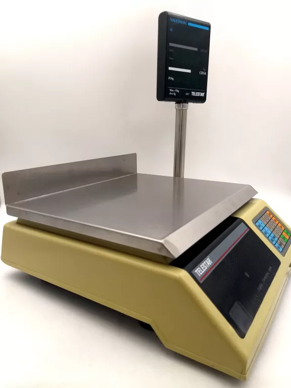 WAGA ELEKTRONICZNA SKLEPOWA TELESTAR 15KG