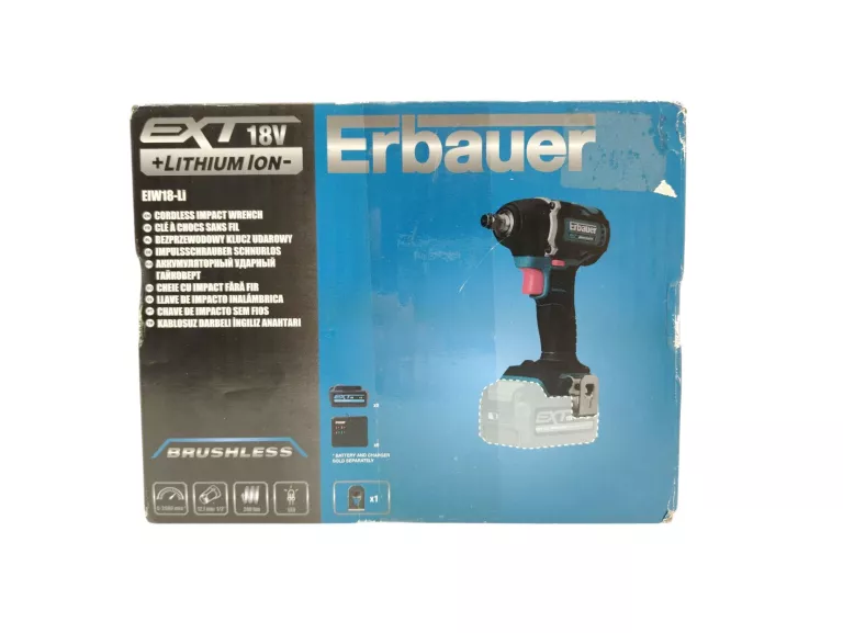 KLUCZ UDAROWY ERBAUER EIW18-LI BODY