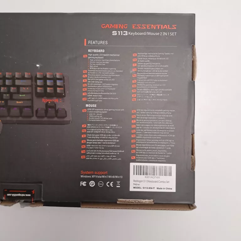 KLAWIATURA RED DRAGON S113