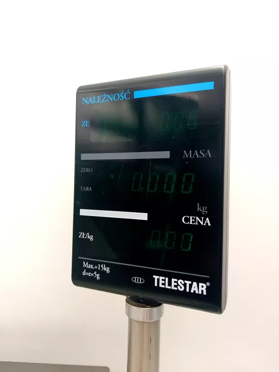 WAGA ELEKTRONICZNA SKLEPOWA TELESTAR 15KG