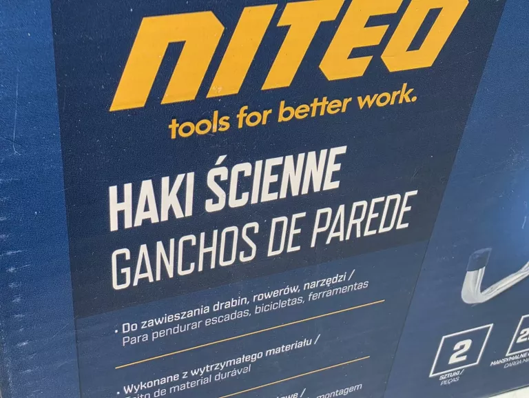 HAKI ŚCIENNE NITEO 2 SZT 22 KG