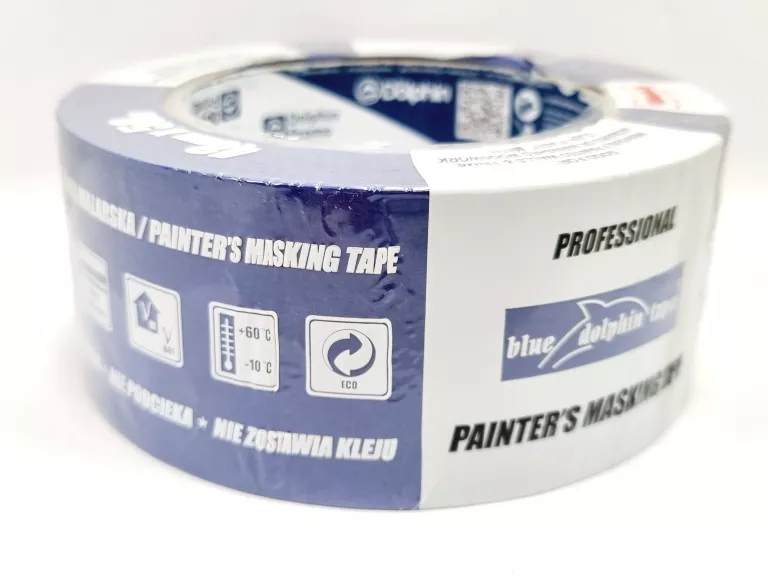TAŚMA PAPIEROWA MALARSKA NIEBIESKA 48MM X 50M BLUE DOLPHIN