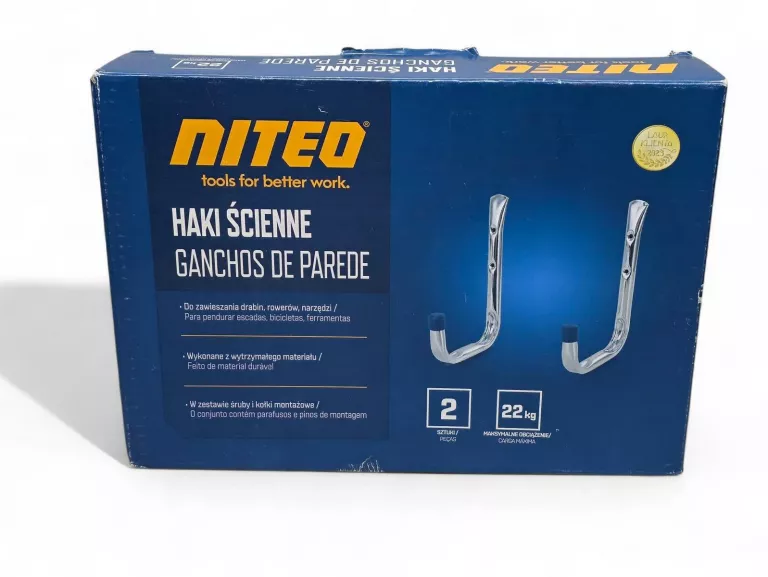 HAKI ŚCIENNE NITEO 2 SZT 22 KG
