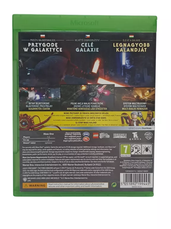 GRA XBOX ONE STAR WARS GWIEZDNE WOJNY PRZEBUDZENIE MOCY