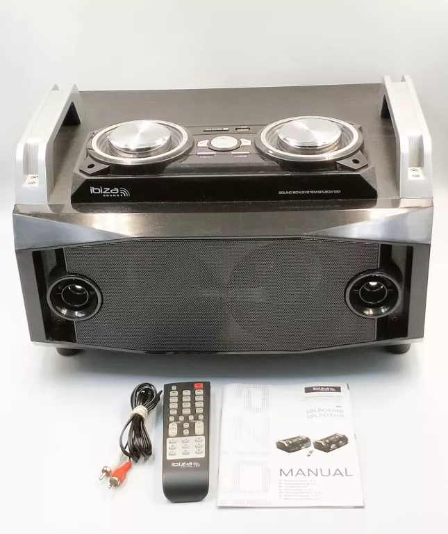 BOOMBOX 120W IBIZA SPLBOX120 ZESTAW