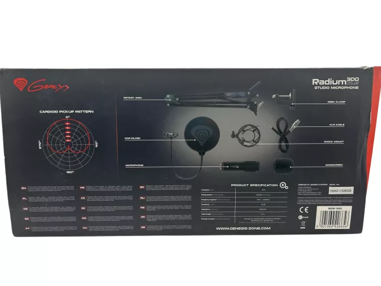 MIKROFON GENESIS RADIUM 300 XLR