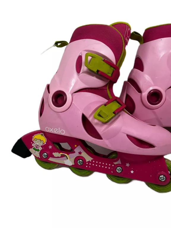 ROLKI OXELO RÓŻOWE 34-36 KID ROSA