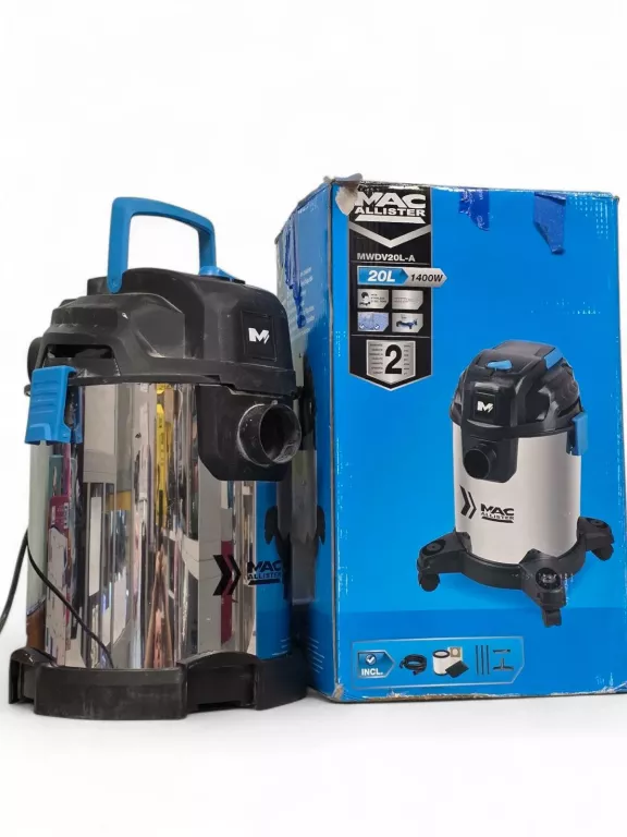 ODKURZACZ WARSZTATOWY MACALLISTER MWDV20L-A 20L 1400W