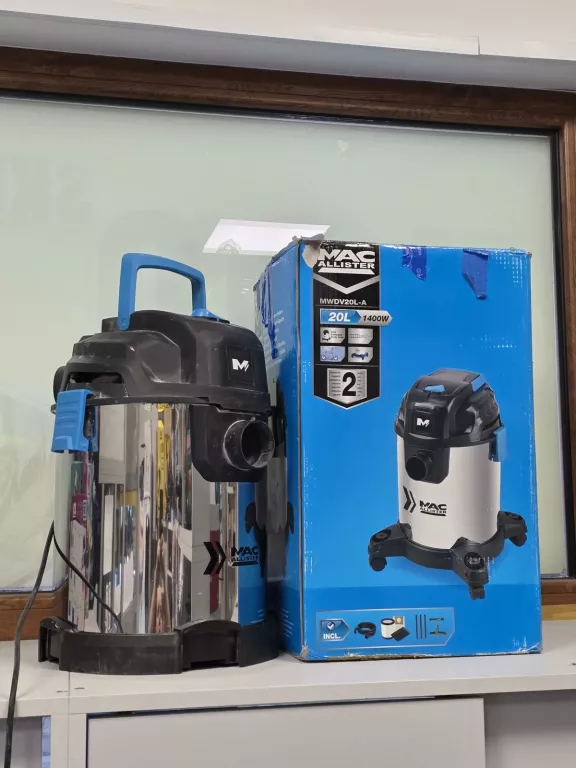 ODKURZACZ WARSZTATOWY MACALLISTER MWDV20L-A 20L 1400W