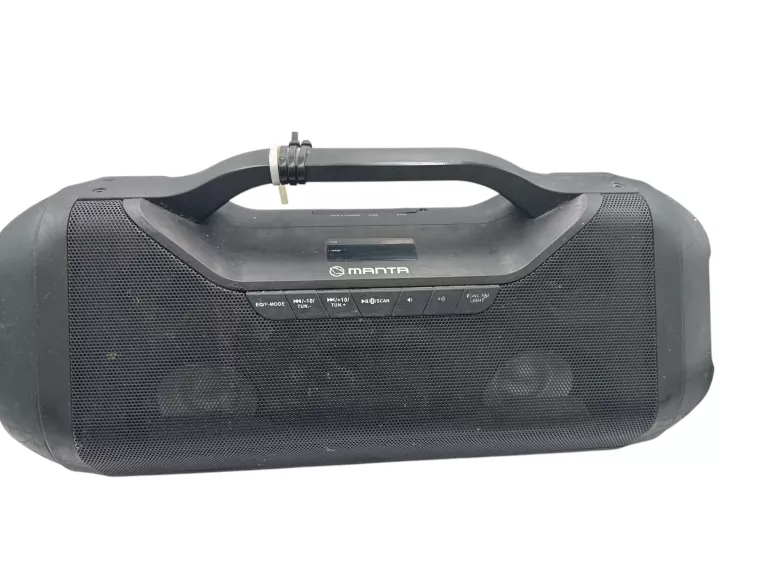 GŁOŚNIK PRZENOŚNY MANTA SPK614 CZARNY 50 W / KABEL ZASILAJĄCY