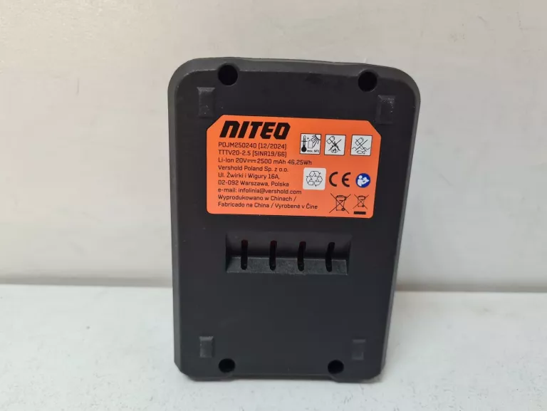 AKUMULATOR LITOWO-JONOWY NITEO 20 V MAX, 2,5 AH
