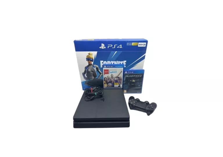 KONSOLA SONY PLAYSTATION 4 SLIM 500GB PAD 2 GRY KOMPLET
