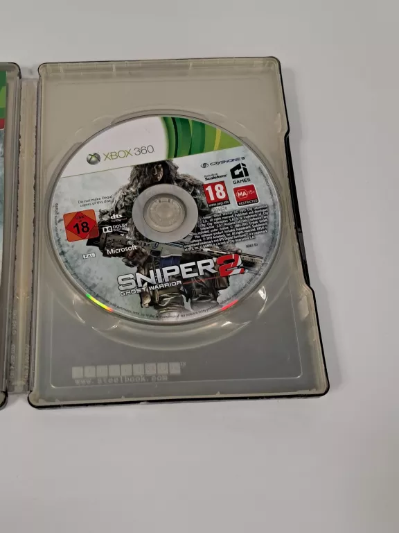 SNIPER GHOST WARRIOR 2 XBOX360 EDYCJA STEELBOOK