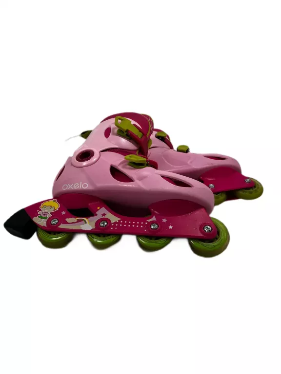 ROLKI OXELO RÓŻOWE 34-36 KID ROSA