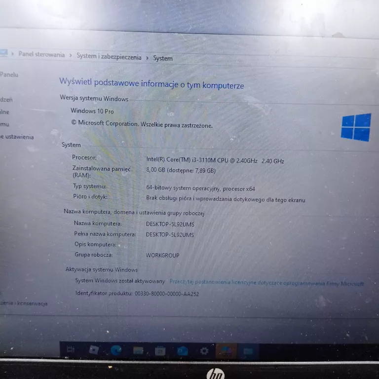 LAPTOP HP 250 G1 + ŁAD @OKAZJA!