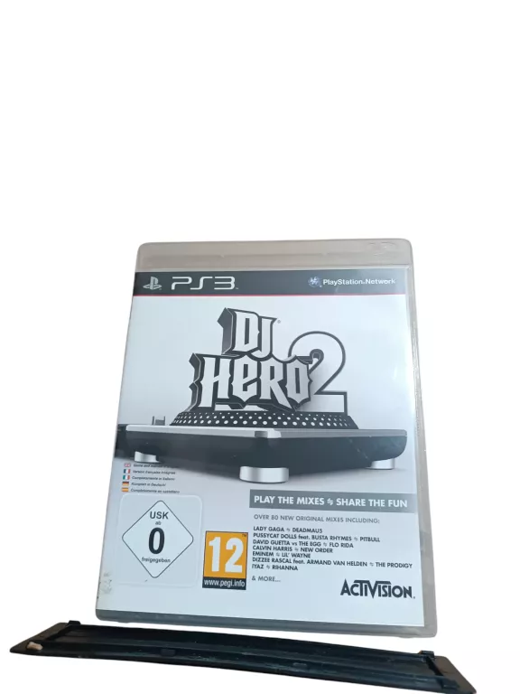 DJ HERO 1 + DJ HERO 2 + KONTROLER PUDEŁKO