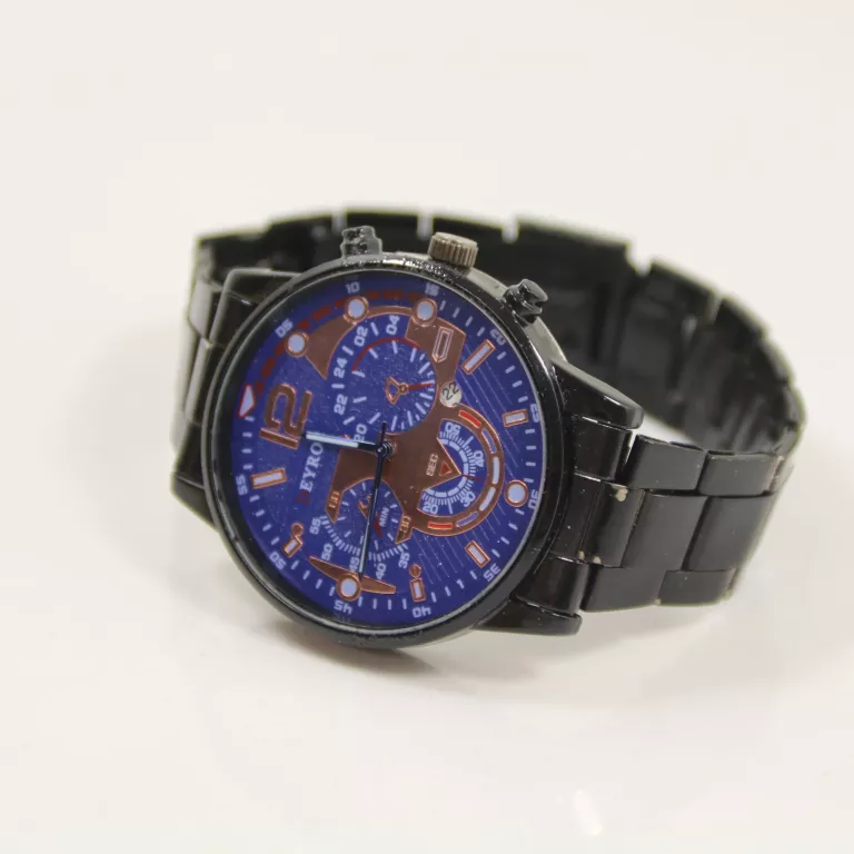 ZEGAREK UNISEX CZARNA BRANSOLETA