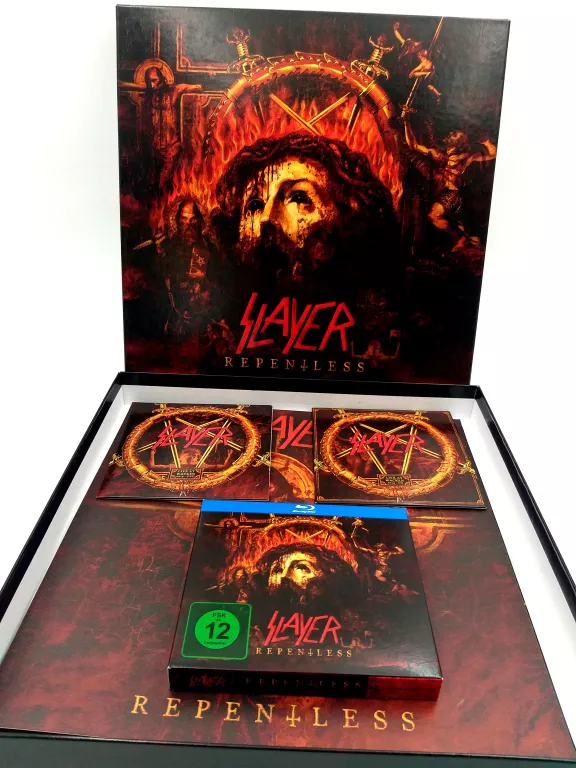 SLAYER - REPENTLESS BOX SET PICTURE VINYL LP + CD + DVD