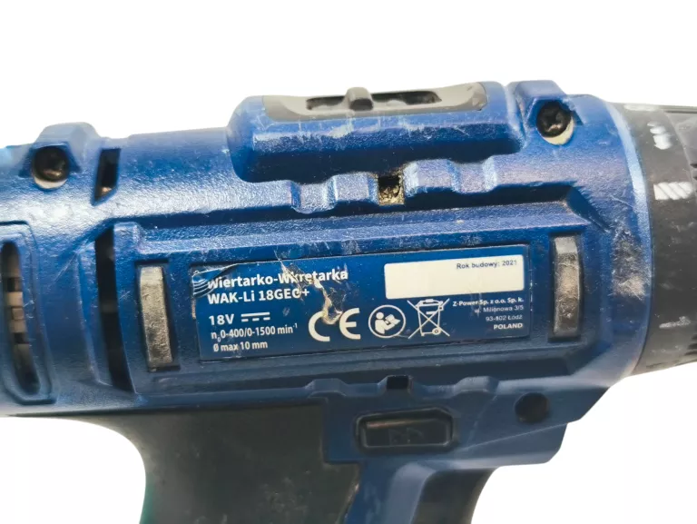 WIERTARKO-WKRĘTARKA CELMA WAK-LI-18GEO+ 2 AKUMULATORY 18V