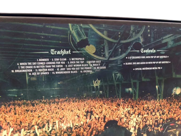 MOTÖRHEAD - CLEAN YOUR CLOCK (2XLP BOXSET W/ CD, DVD, BLUERAY) LIMITED EDI