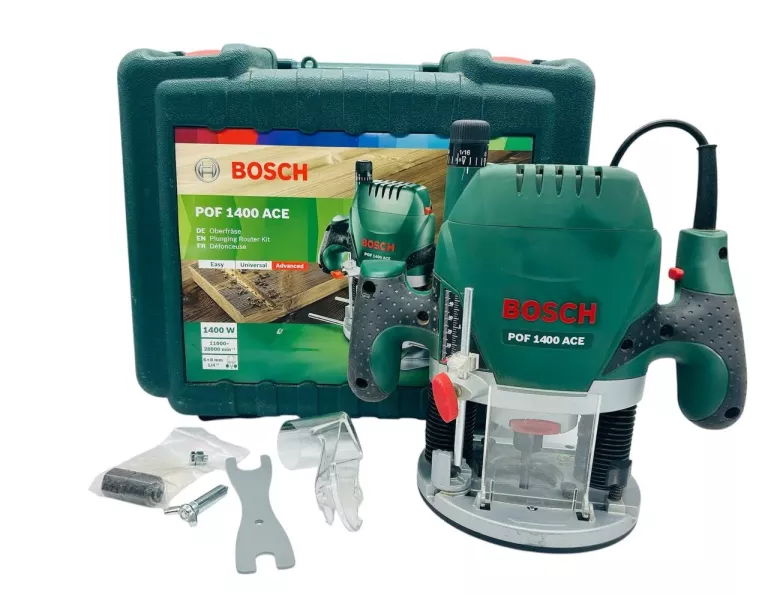FREZARKA GÓRNOWRZECIONOWA BOSCH POF 1400 ACE 1400W W WALIZCE