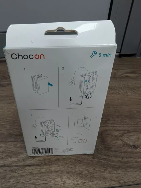 D10 CHACON 84199 DZWONEK PRZEWODOWY BIAŁY