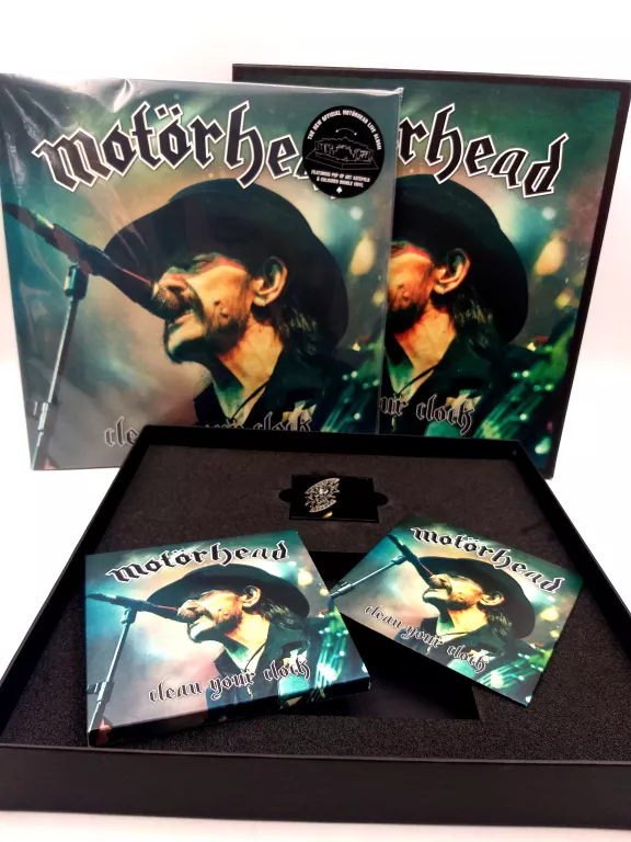 MOTÖRHEAD - CLEAN YOUR CLOCK (2XLP BOXSET W/ CD, DVD, BLUERAY) LIMITED EDI