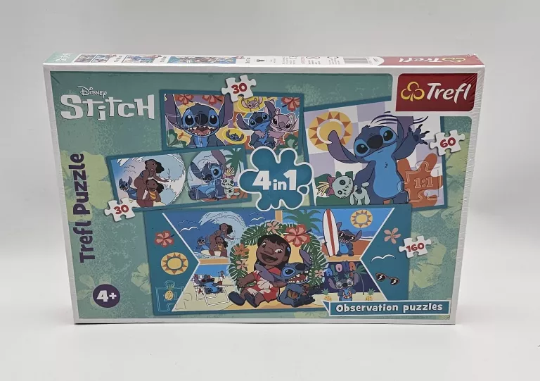 PUZZLE TREFL DISNEY STITCH  4W1 91977