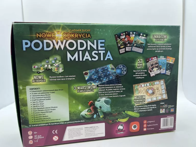 GRA PLANSZOWA PODWODNE MIASTA/ ODKRYCIA PODWODNE MIASTA
