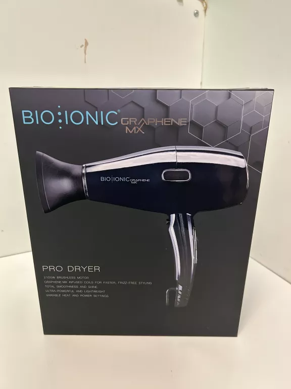 SUSZARKA DO WŁOSÓW BIO IONIC GRAPHENE MX PRO DRYER PUDEŁKO