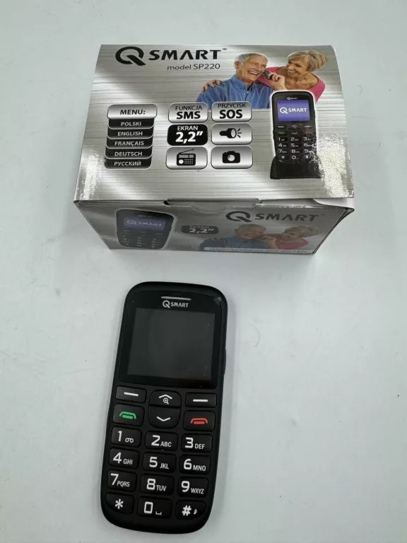 TELEFON SMART SP220 DLA SENIORA KOMPLET